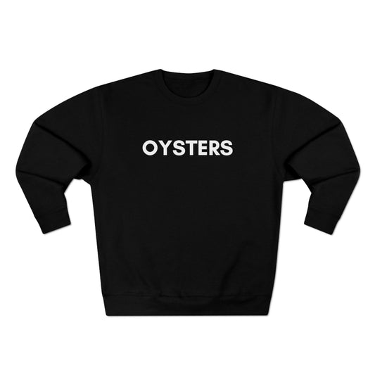 Black Oyster Crew neck Sweater